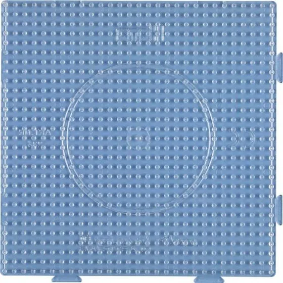 Hama Midi Pärlplatta Kvadrat, Transparent 14,5x14,5 cm