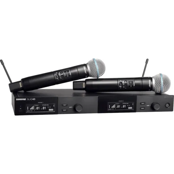 Shure SLXD24DE/B58-G59 Dobbelt Digitalt Trådløst Mikrofon System