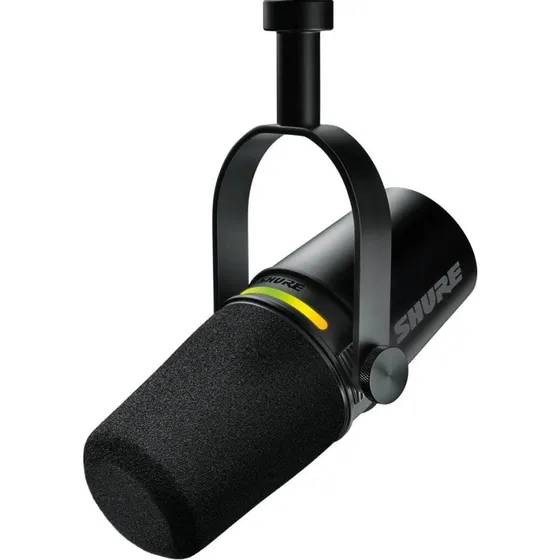 Shure MV7+ Dynamisk Mikrofon, Sort, USB-C & XLR