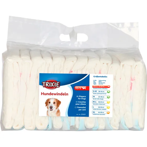 Trixie Hundeble til tæver – engangsble med haleåbning