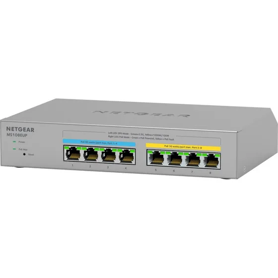 NETGEAR MS108EUP 8-port 2.5G PoE++ Switch