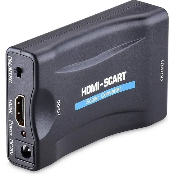 HDMI/MHL til Scart-konverter – Plug & Play med PAL/NTSC-switch