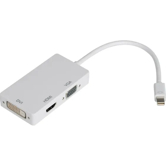 Thunderbolt / Mini DisplayPort 3-in-1 Adapter HDMI/DVI/VGA