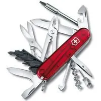Victorinox Cyber Tool M 91 mm – 32-funktioners rød transparent