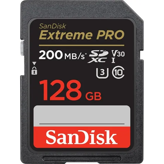 SanDisk Extreme Pro SD 128GB 200MB/s
