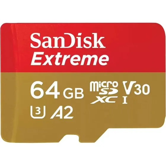 SanDisk Extreme microSDXC 64 GB UHS-I U3 V30 A2