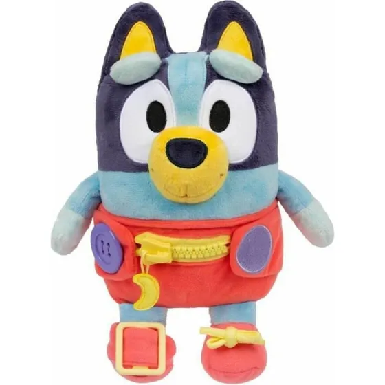 Bluey - Blå/Rød Plysdyr, 30 cm