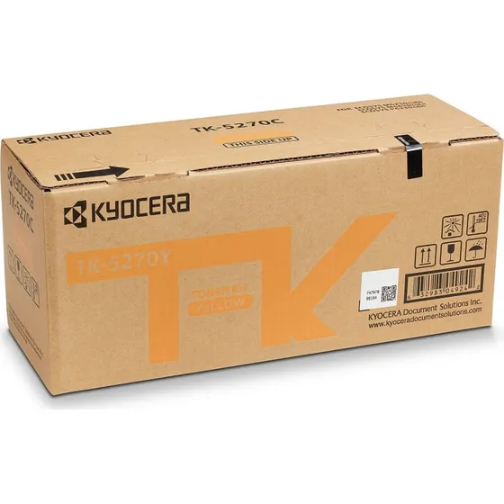 Kyocera TK 5270Y Gul Tonerkit, 6000 sider
