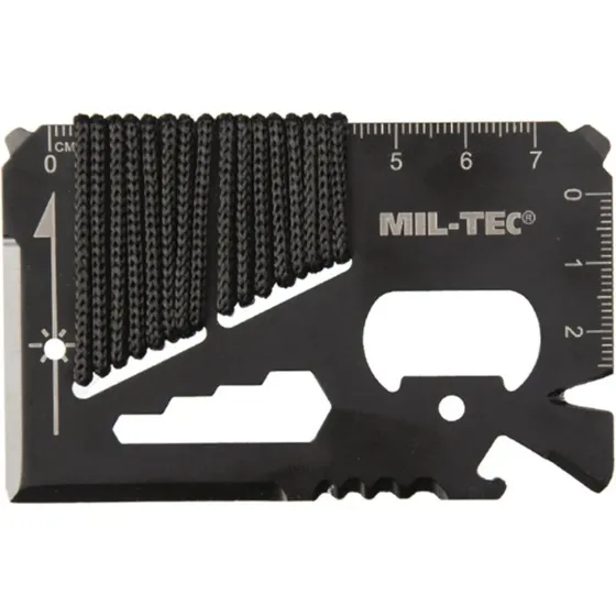 MIL-TEC Survival Multi-Tool 12-i-1 med Paracord