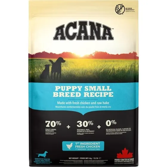 Acana Puppy Small Breed Recipe, 6 kg