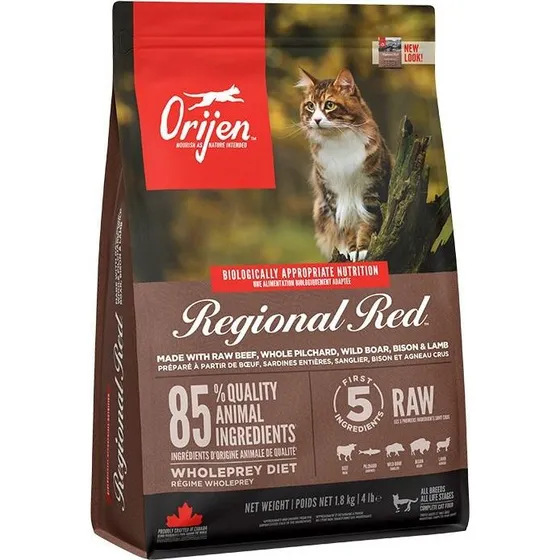 Orijen Regional Red Tørfoder til Kat 1,8 kg