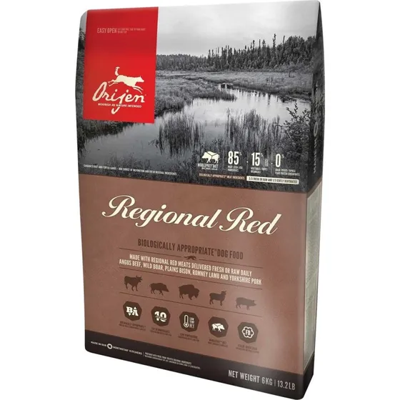 Orijen Regional Red tørfoder til hund, 6 kg