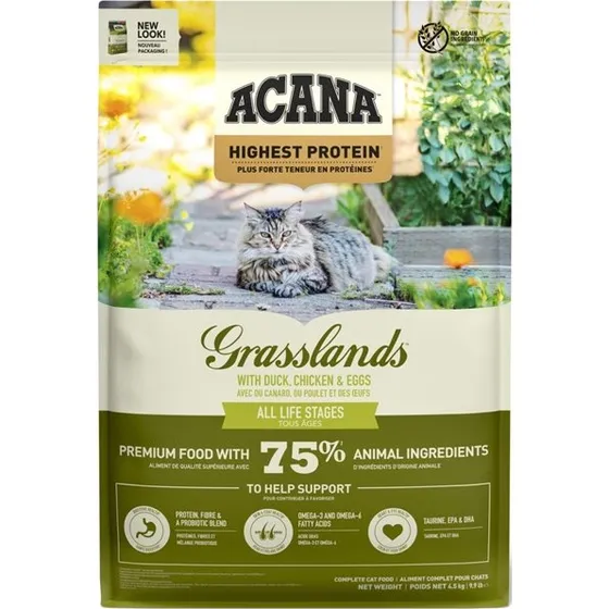 Acana Cat Highest Protein Grasslands 4,5 kg
