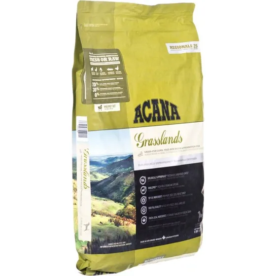 Acana Grasslands Dry Dog Food 6kg - Højt protein, kornfrit