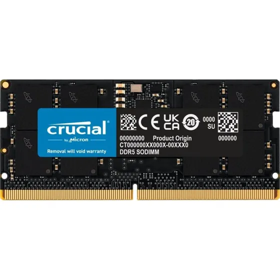 Crucial DDR5 16 GB 5600 MHz CL46 SO-DIMM Ikke-ECC