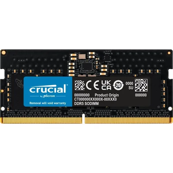 Crucial CT8G56C46S5 8GB DDR5 SODIMM ECC 5600 MHz
