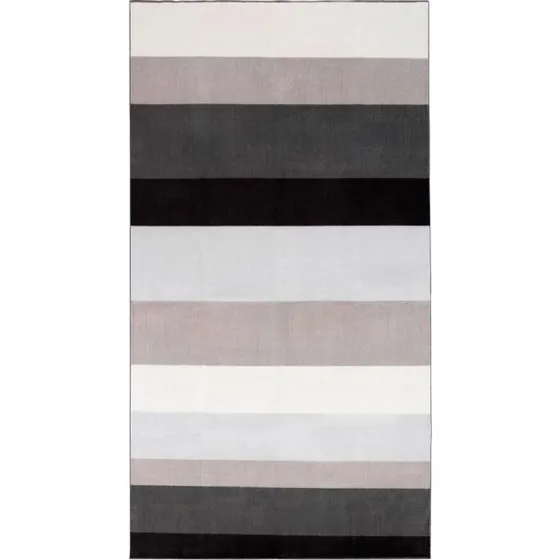 Nordstrand Home Rosa Tæppeløber 80x160 cm - Stribet, Skridsikker, Blød