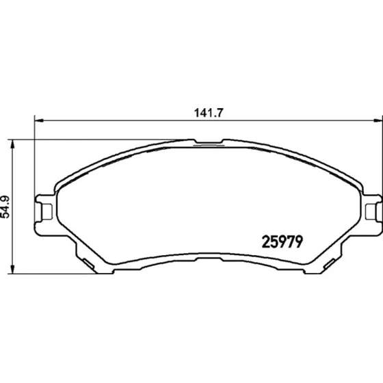 Brembo Bremseklodser P 79 032 for Suzuki S-Cross, SX4 S-Cross, Vitara