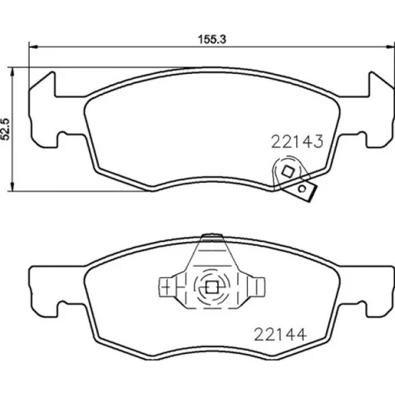 Brembo Bremseklodser P 59 084 for Opel/Vauxhall