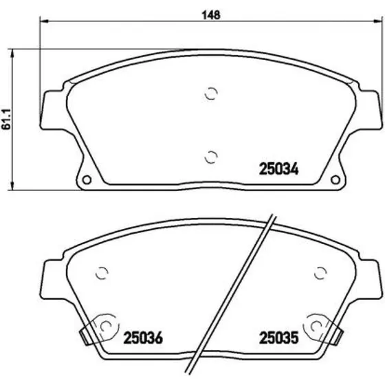 Brembo Bremseklodser P 59 077, 1605178, 1605263, Prime-serie