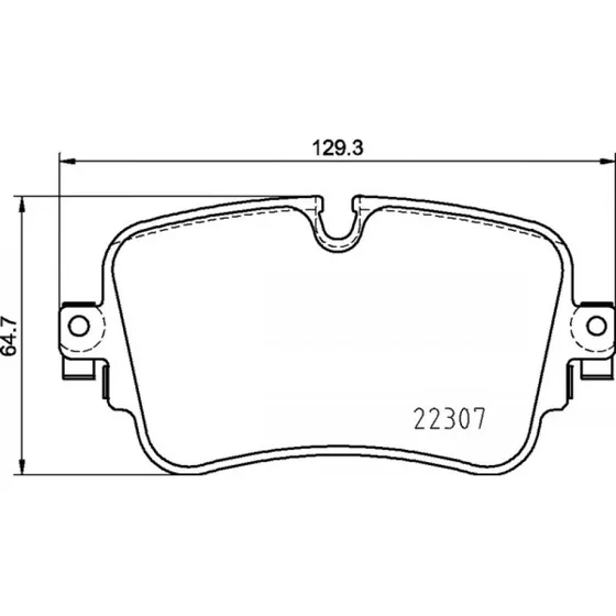 Brembo Bremseklodser P 85 161 for VW/Audi bagaksel