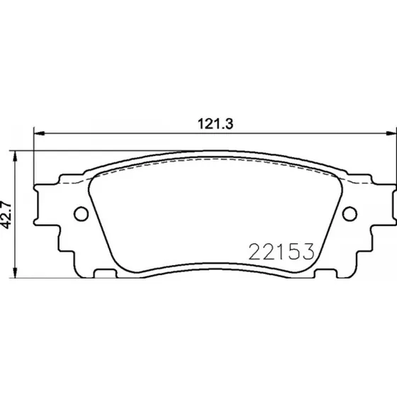 Brembo Bremseklodser P 83 166, bagaksel, til Toyota Alphard/Vellfire & Lexus NX