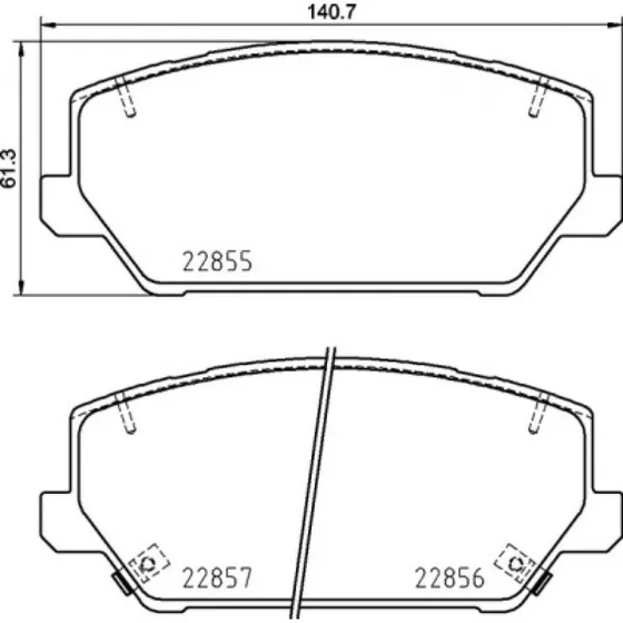 Brembo Bremseklodser P 30 102 for Hyundai i30, KIA Kona