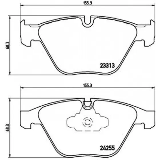 Brembo Bremseklodser P 06 055 til BMW 3-serie & X1