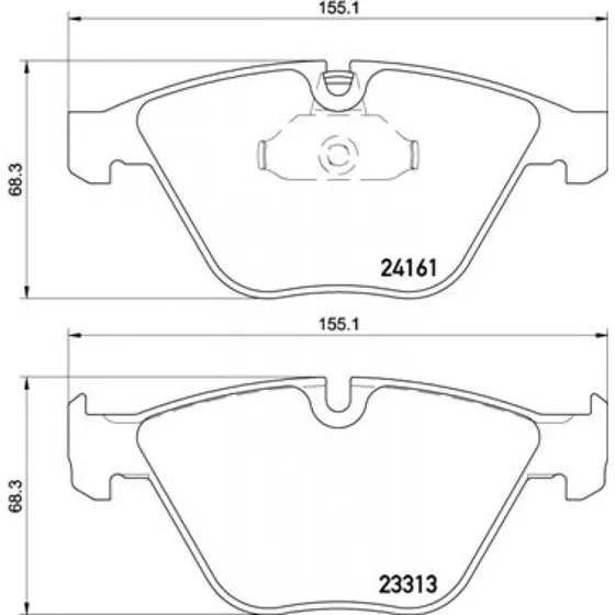 Brembo Bremseklodser P 06 081 til BMW 3, X1, Z4