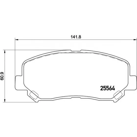 Brembo Bremseklodser P 49 045 for Mazda CX-5, inkl. slidindikator
