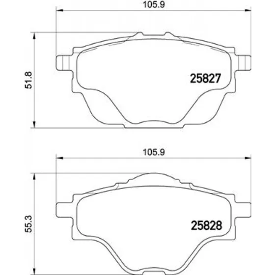 Brembo Bremseklodser Prime P 61 124 til bagaksel