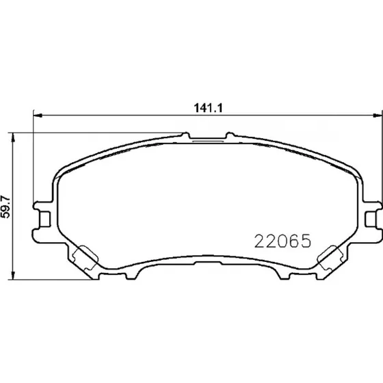 Brembo Bremseklodser P 56 100 for Renault Kadjar & Nissan Qashqai II