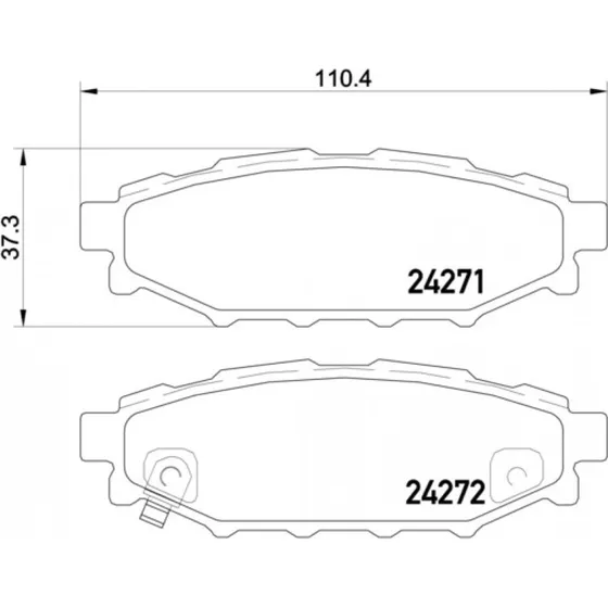 Brembo Bremseklodser P 78 020X til Toyota GT 86 & Subaru BRZ/WRX