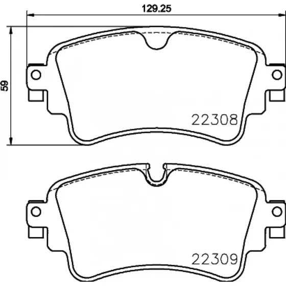 Brembo Bremseklodser P 85 154X til VW/Audi (bagaksel)