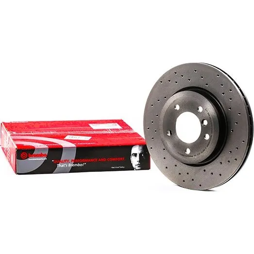 Brembo Bremseskive 09.8952.1X for BMW 3/Z4, perforeret, højkarboniseret