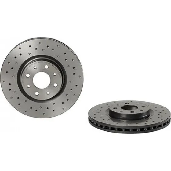 Brembo Bremseskive 09.5180.3X for Fiat, Alfa Romeo, Chrysler