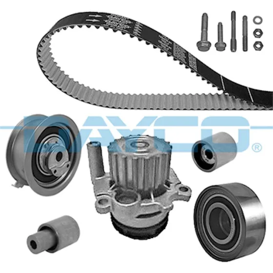 DAYCO KTBWP3600 Vandpumpe + Tandremssæt for VW, Audi, Skoda