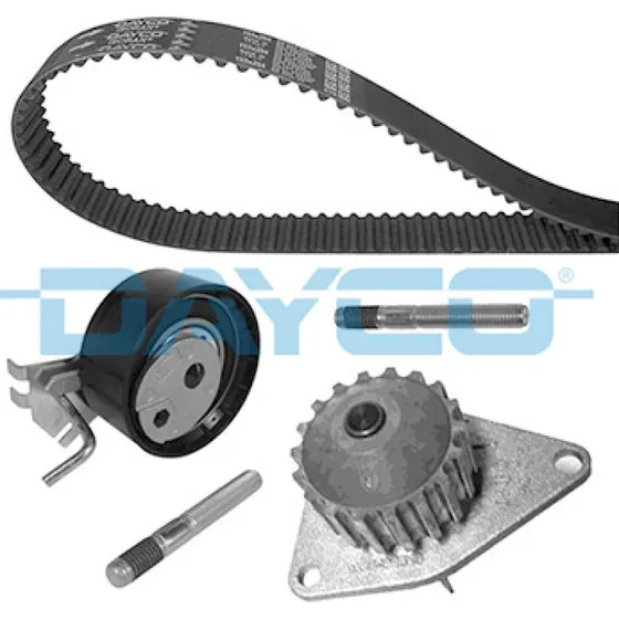 DAYCO KTBWP3361 Vandpumpe + Tandremssæt for FIAT, PEUGEOT, CITROËN
