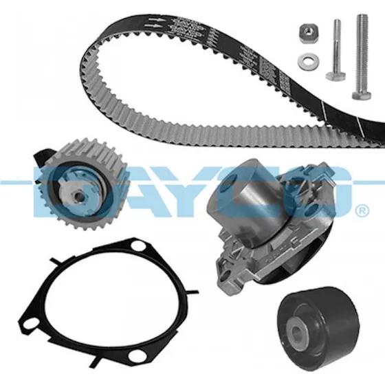 DAYCO KTBWP8470 Vandpumpe + Tandremssæt for OPEL, FIAT, CHEVROLET