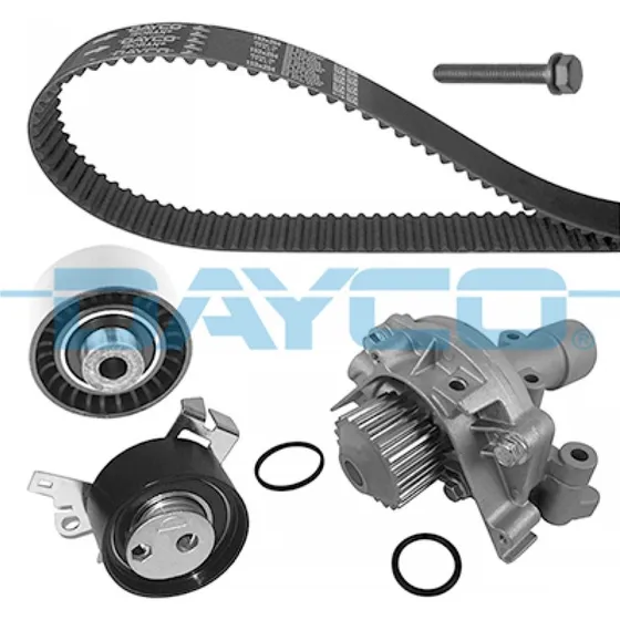 DAYCO KTBWP3442 Vandpumpe + Tandremssæt for FIAT, PEUGEOT, CITROËN