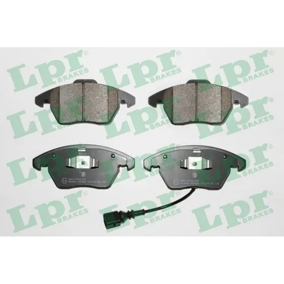 LPR 05P866 Bremseklodser til AUDI, SEAT, SKODA, VW