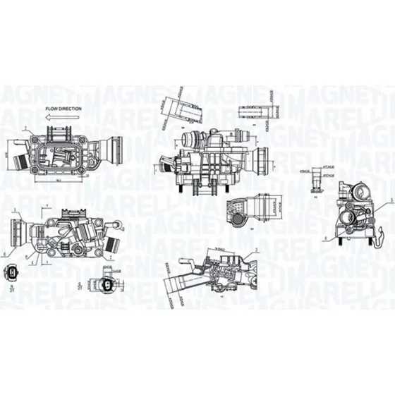MAGNETI MARELLI Termostat 352317005080, 92°C, til OPEL, PEUGEOT, CITROËN