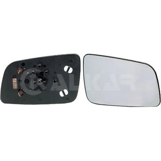 ALKAR Spejlglas 6426437, udvendigt, højre, til OPEL Astra G