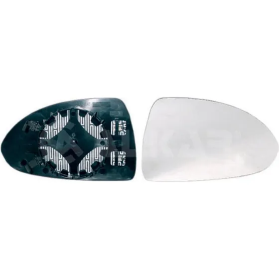 ALKAR Spejlglas 6472424, udvendigt, opvarmet, til OPEL Corsa D/E