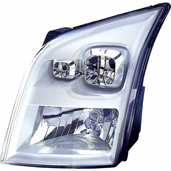 ABAKUS Forlygte FORD 6C1113W030DC, H4, krom, venstrestyret