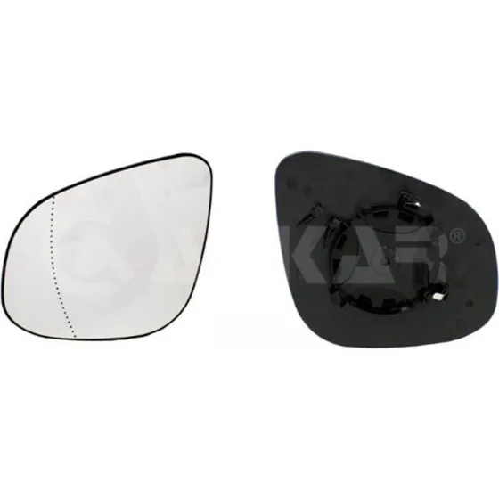 ALKAR 6481698 Spejlglas, udvendig, til Mercedes-Benz, Renault, Nissan