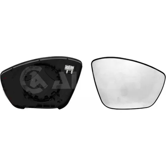 ALKAR Spejlglas 6435881, udvendig, opvarmet, til CITROËN, PEUGEOT, OPEL
