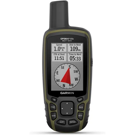 Garmin GPSMAP 65s med TopoActive Europe-kort