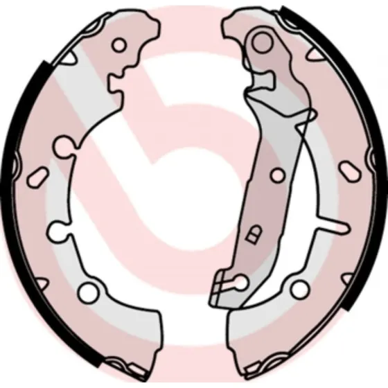 Brembo Bremsebakkesæt S 24 532, 38 mm, bagaksel, for Ford & Mazda