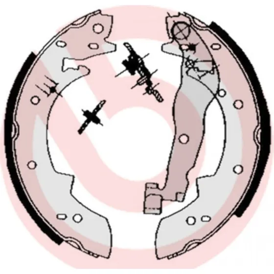 Brembo Bremsebakkesæt S 68 511 til Renault, Peugeot, Suzuki